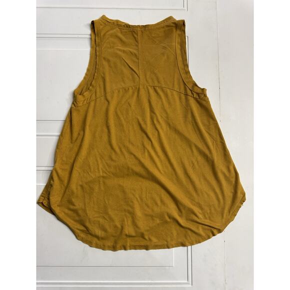 Dylan Women’s Yellow V Neck Tank Top Size XS Suede Feel - Picture 5 of 5